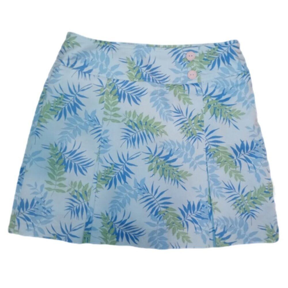 St. John Bay Floral Skort Stretch || sz6 || NWOT